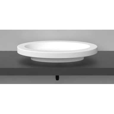 Akmens masės praustuvas Vispool Oval 700x450mm, baltas Akmens masės praustuvas Vispool Oval 700x450mm, baltas