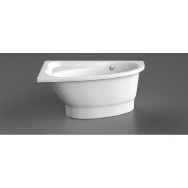 Akmens masės vonia MIA 1400x900 mm, dešininė, balta Akmens masės vonia MIA 1400x900 mm, dešininė, balta