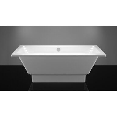 Akmens masės vonia Vispool Nordica, 1600x750 mm su paslėptomis kojomis, balta Akmens masės vonia Vispool Nordica, 1600x750 mm su paslėptomis kojomis, balta