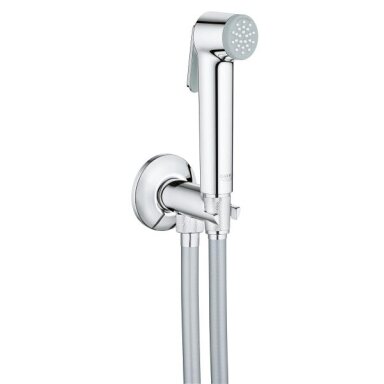 Bidetės komplektas Tempesta-F Trigger Spray 30, su vožtuvu (galva, žarna, laikiklis), chromas Bidetės komplektas Tempesta-F Trigger Spray 30, su vožtuvu (galva, žarna, laikiklis), chromas