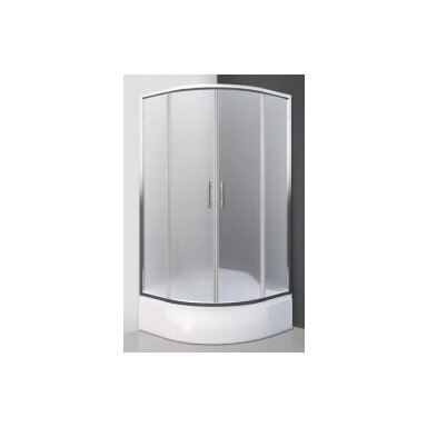 Dušo kabina Portland Neo 80x80x165 profilis brillant, stiklas matinis Dušo kabina Portland Neo 80x80x165 profilis brillant, stiklas matinis