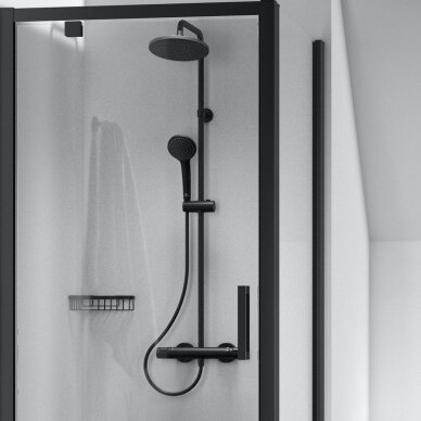 Ideal Standard termostatinė dušo sistema CTHERM 25, apvali 200 mm galva, 100mm rankinis dušas 3