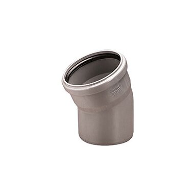 Kanalizacijos alkūnė PVC 110x30