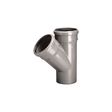 Kanalizacijos trišakis PVC 110x50/45