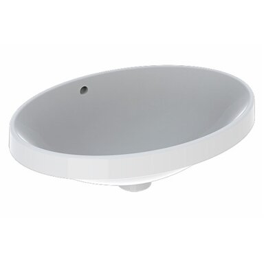 Praustuvas įleidžiamas VariForm 55 cm, ovalus, baltas
