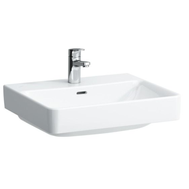 Praustuvas PRO S 550x465 su 1 skyle maišytuvui, baltas Praustuvas PRO S 550x465 su 1 skyle maišytuvui, baltas