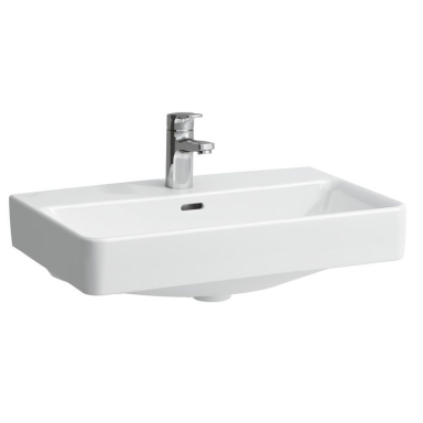 Praustuvas PRO S 600x380 mm, su 1 anga maišytuvui viduryje, nušlifuota apačia, baltas Praustuvas PRO S 600x380 mm, su 1 anga maišytuvui viduryje, nušlifuota apačia, baltas