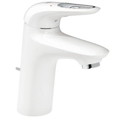 Praustuvo maišytuvas Grohe Eurostyle New S-Size su d.v., baltas Praustuvo maišytuvas Grohe Eurostyle New S-Size su d.v., baltas