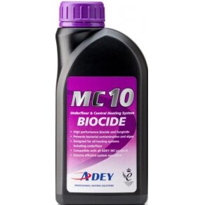 Šildymo/ vėsinimo sistemų apsauga nuo bakterijų/ grybelių veisimosi Biocide Adey MC10, 500ml