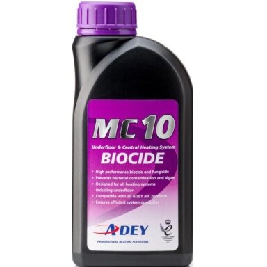 Šildymo/ vėsinimo sistemų apsauga nuo bakterijų/ grybelių veisimosi Biocide Adey MC10, 500ml Šildymo/ vėsinimo sistemų apsauga nuo bakterijų/ grybelių veisimosi Biocide Adey MC10, 500ml