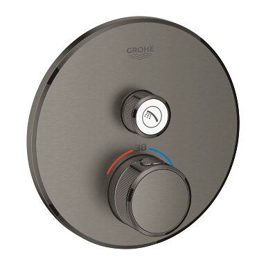 Virštinkinė dušo maišytuvo dalis Grohtherm Smartcontrol, 1 padėtis, grafito spalva